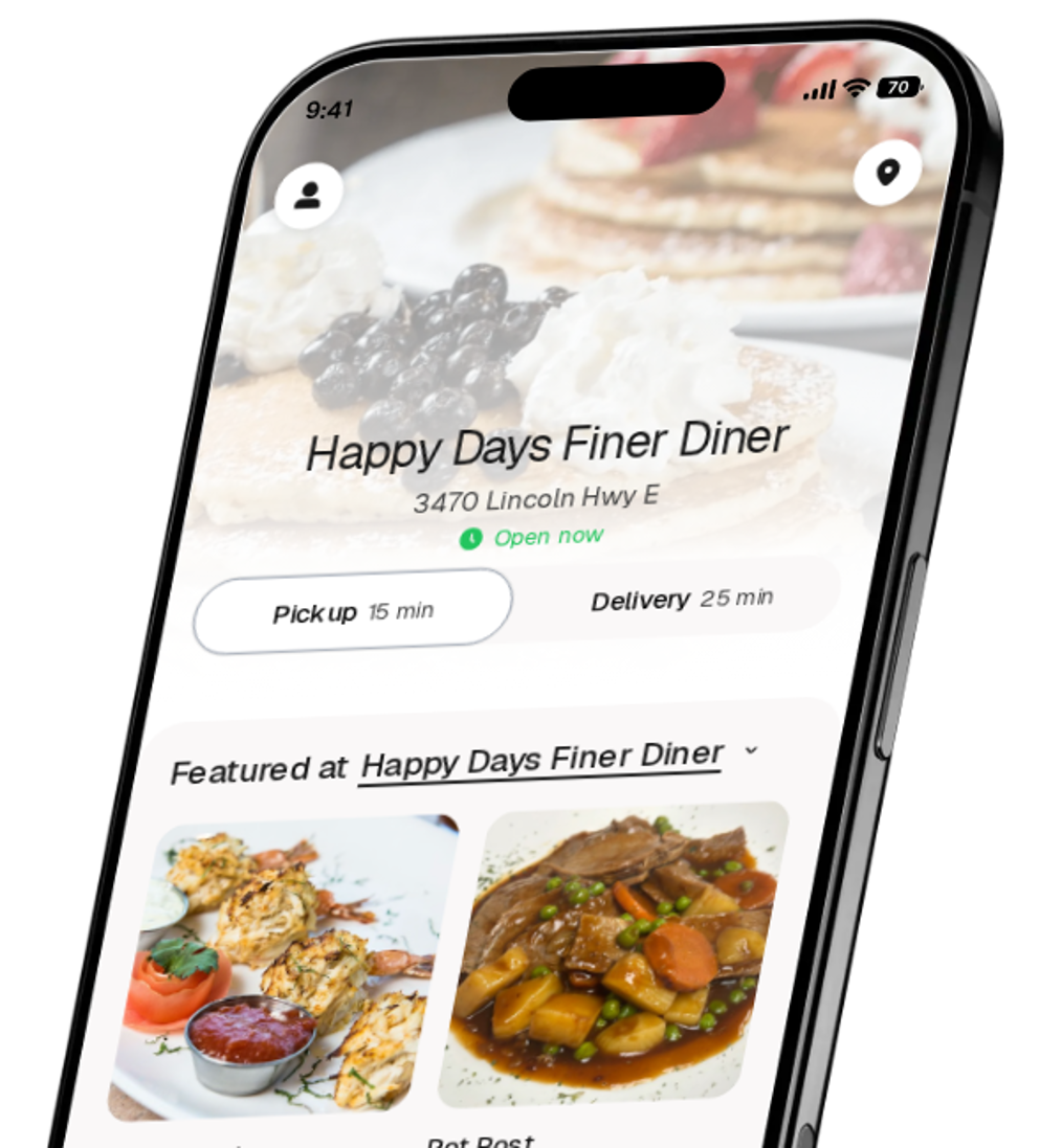 Happy Days Finer Diner app preview