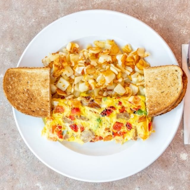 Vegetable Omelette.