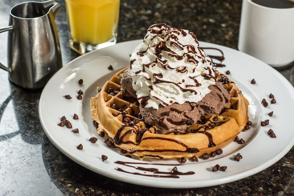 Double Chocolate Waffle.